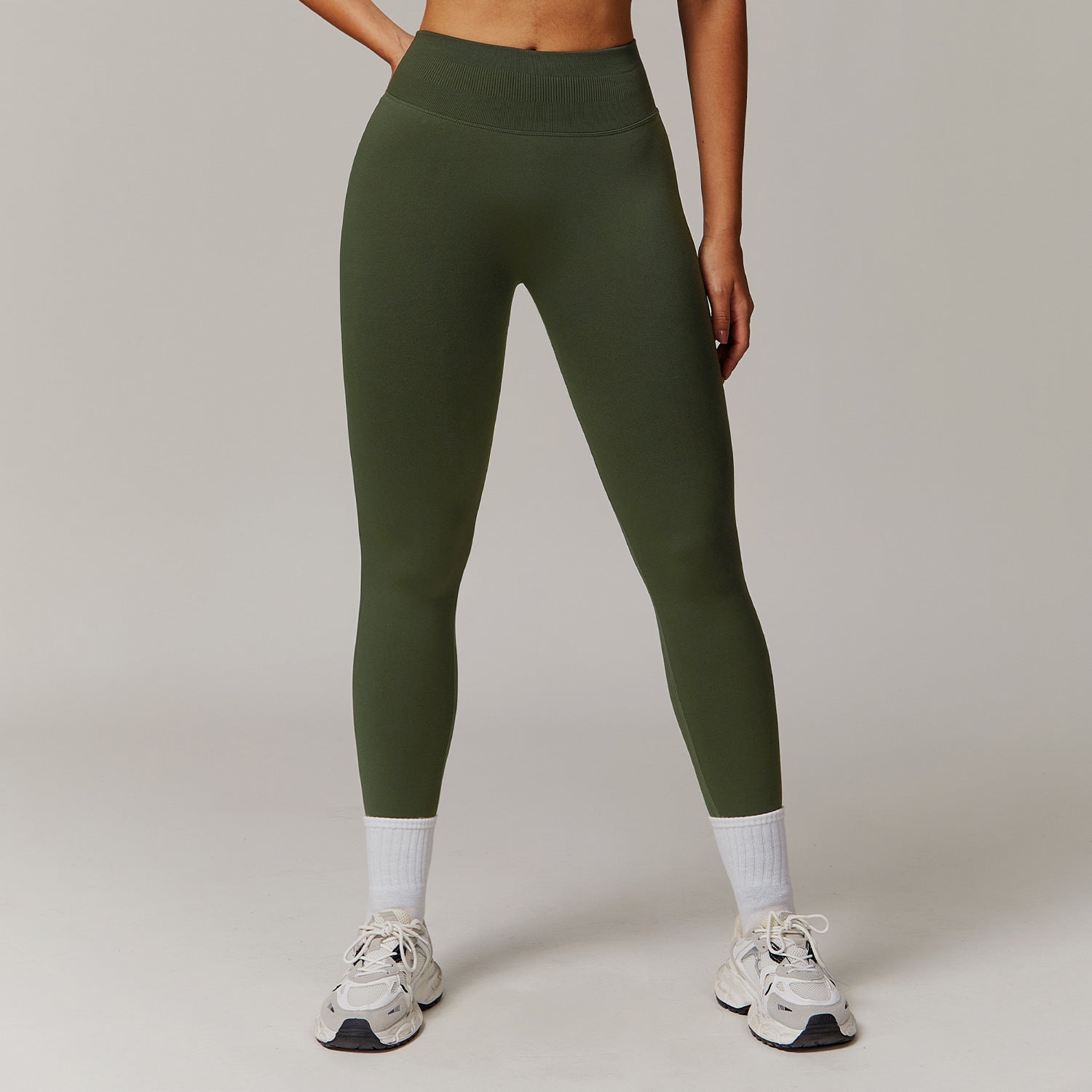 Seamless Tummy Control Yoga Pants for Running and Fitness