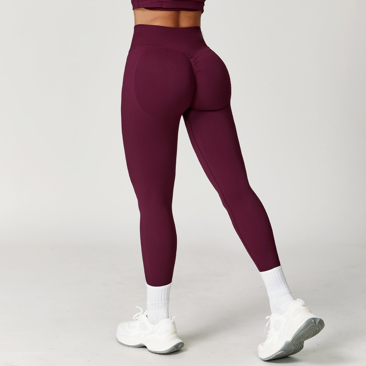 Seamless Tummy Control Yoga Pants for Running and Fitness