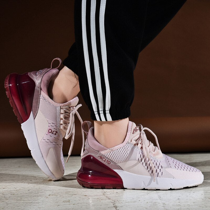Sneakers Light Weight Running Shoes For Women Air Sole Breathable Running Shoes