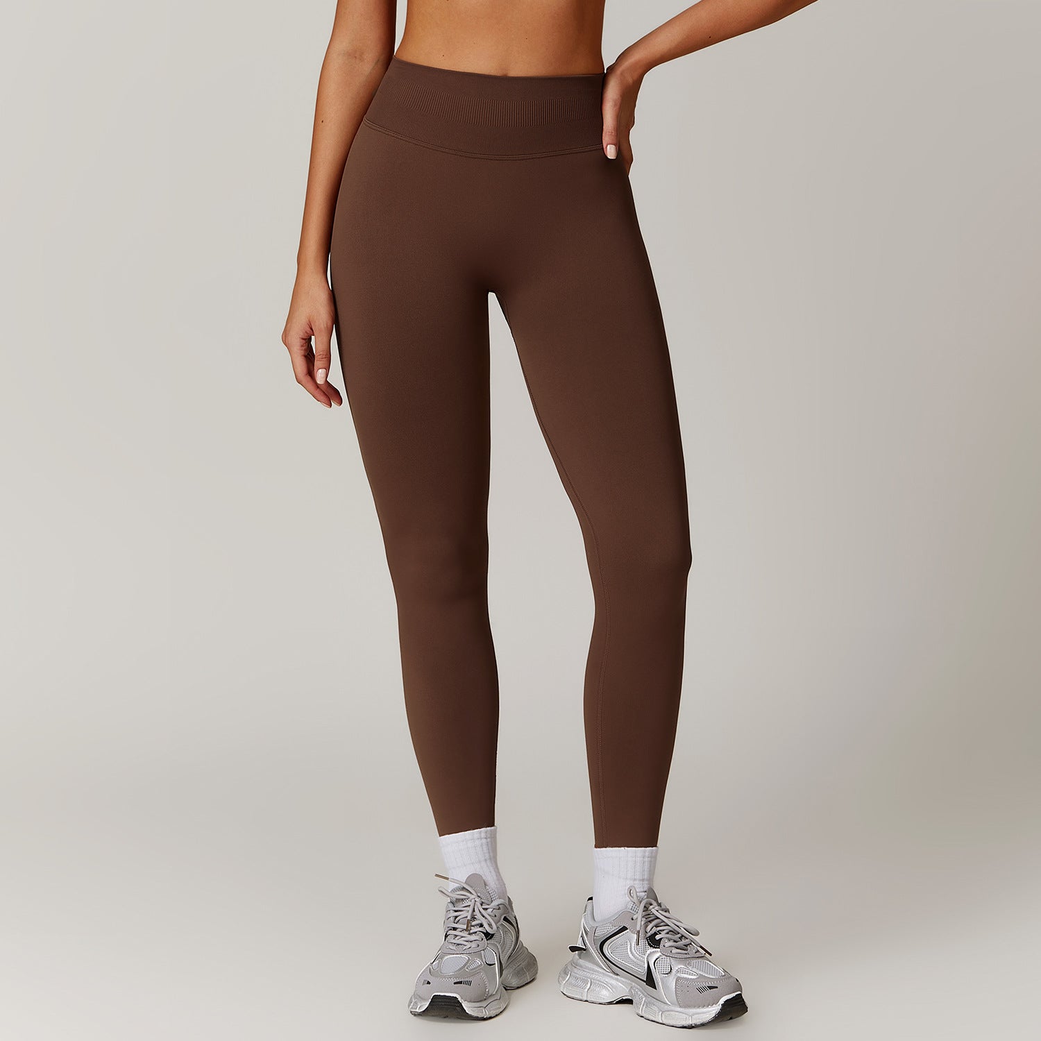 Seamless Tummy Control Yoga Pants for Running and Fitness